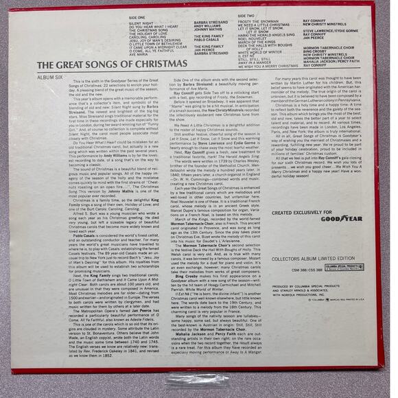 Vintage 1966 Goodyear Great Songs of Christmas Album Six - Picture 2 of 5